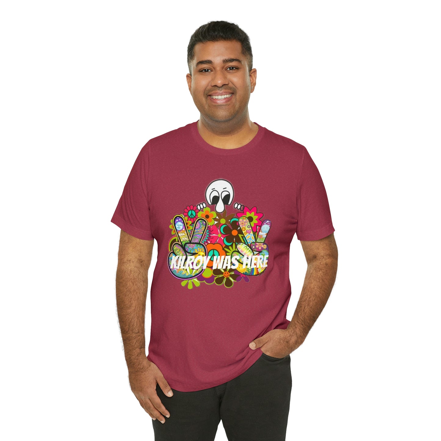 Kilroy Was Here Unisex Jersey Short Sleeve Tee Shirt