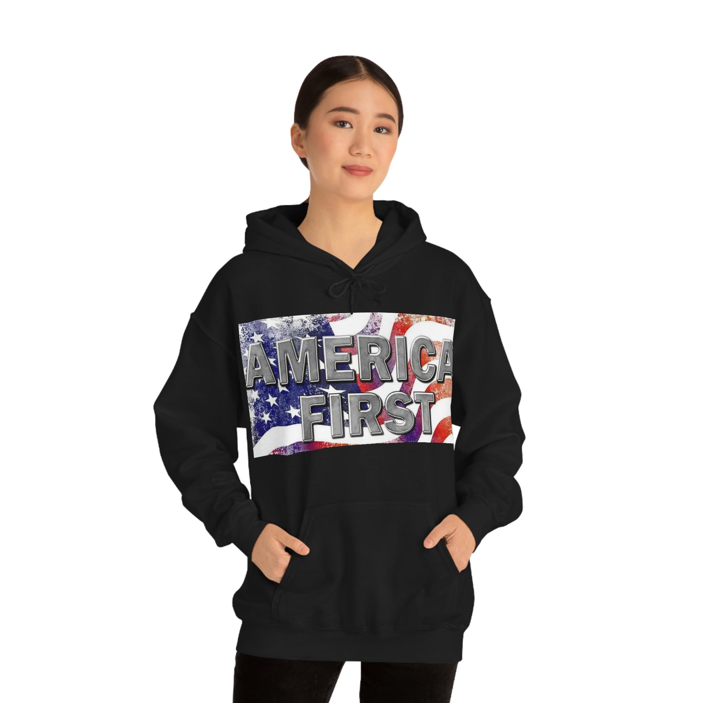 America First Unisex Heavy Blend™ Hooded Sweatshirt