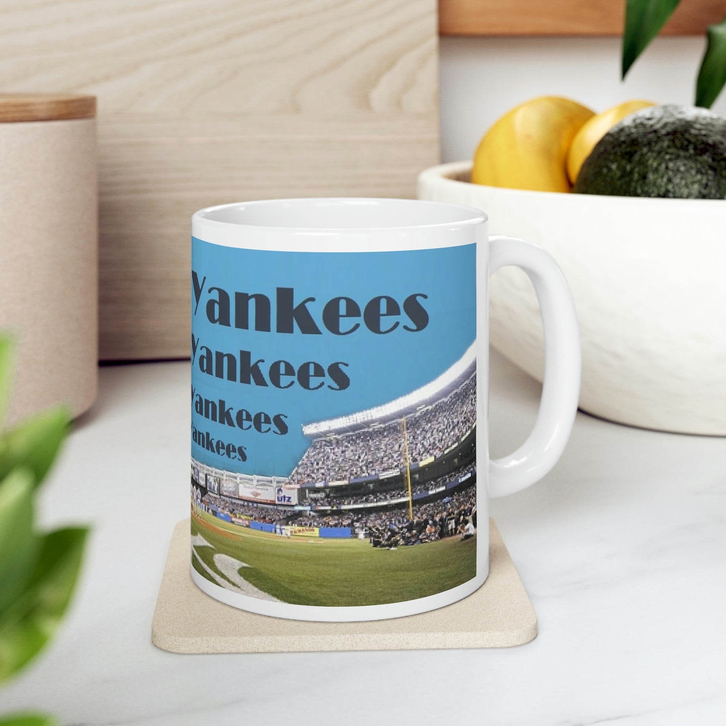 Lets Go Yankees Ceramic Mug 11oz