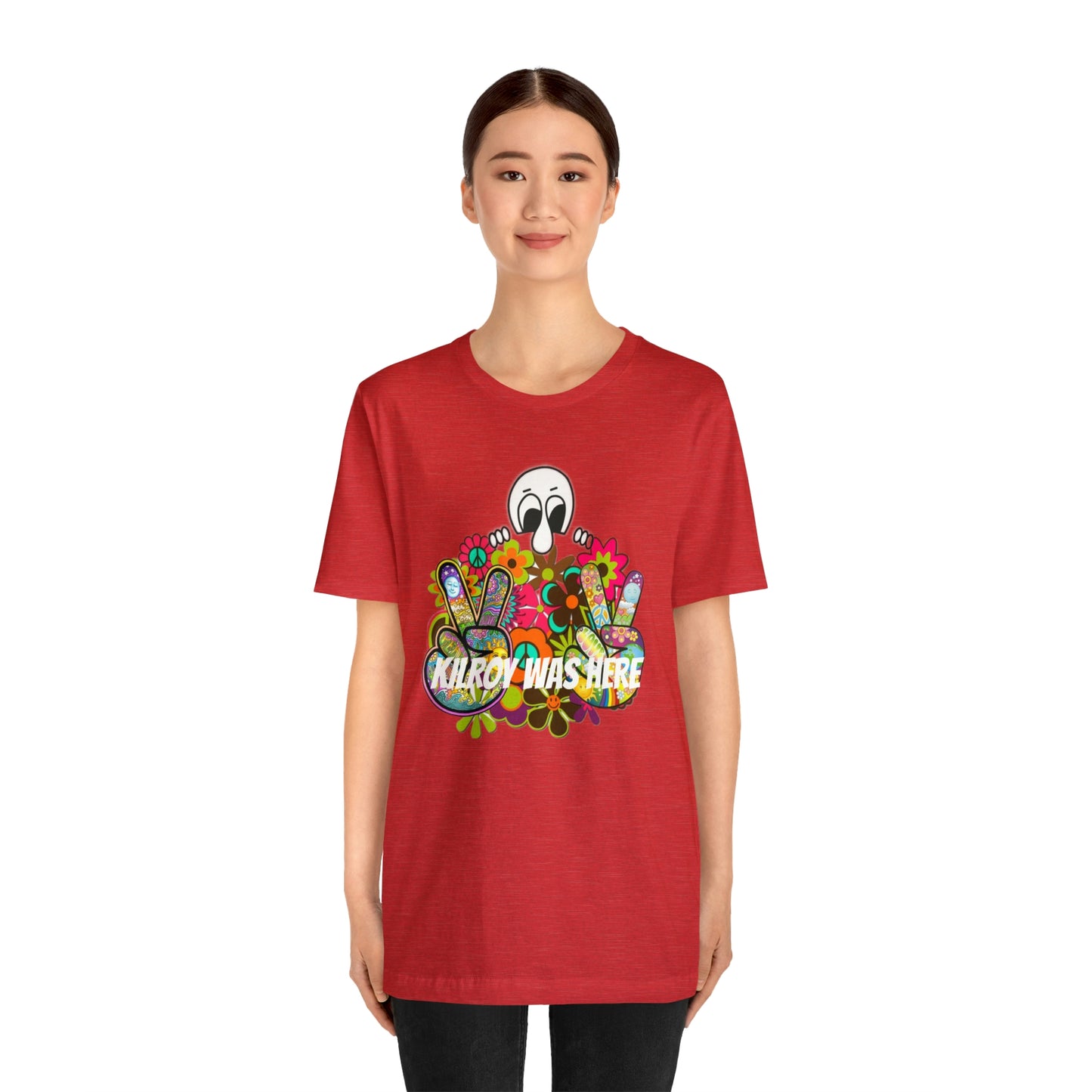 Kilroy Was Here Unisex Jersey Short Sleeve Tee Shirt