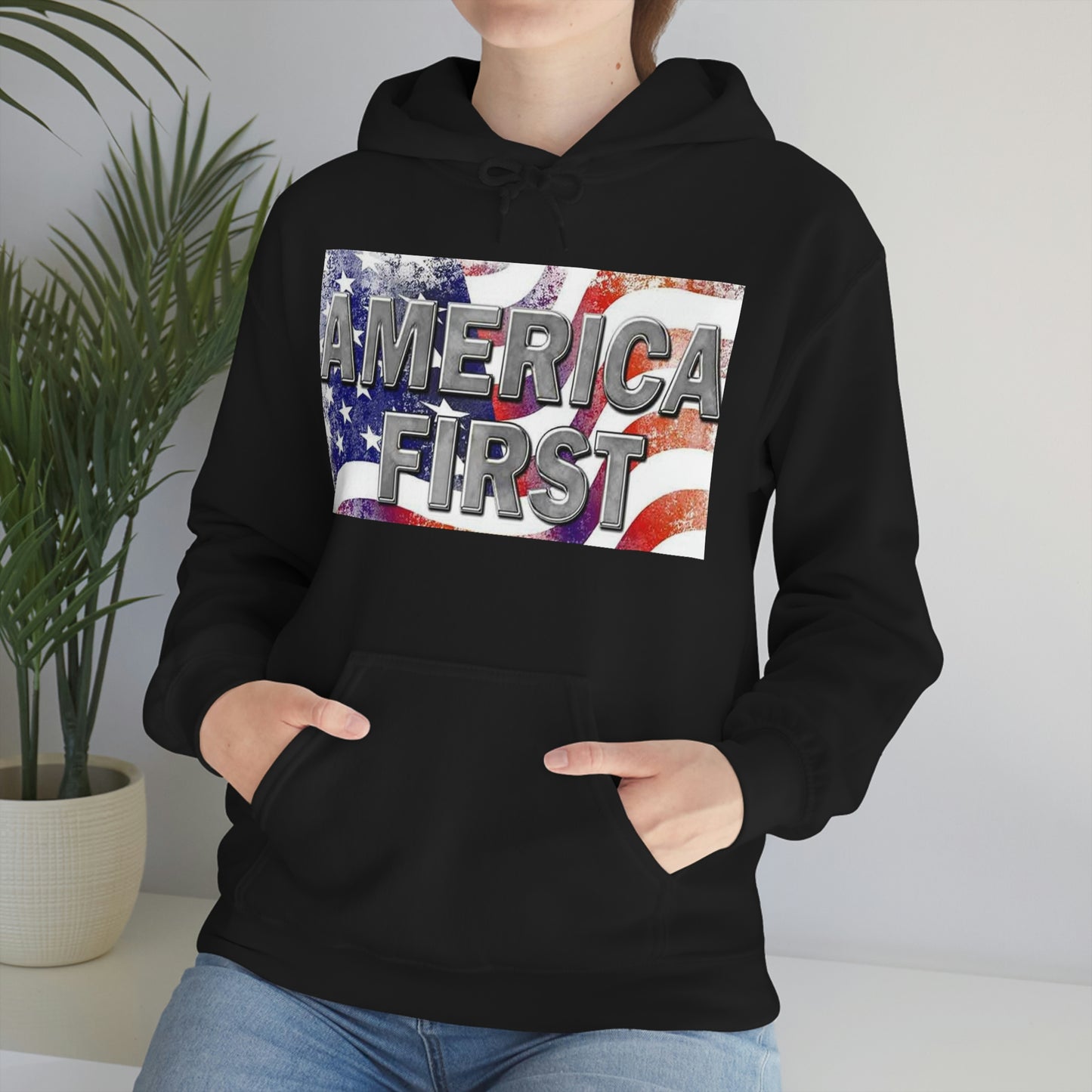 America First Unisex Heavy Blend™ Hooded Sweatshirt