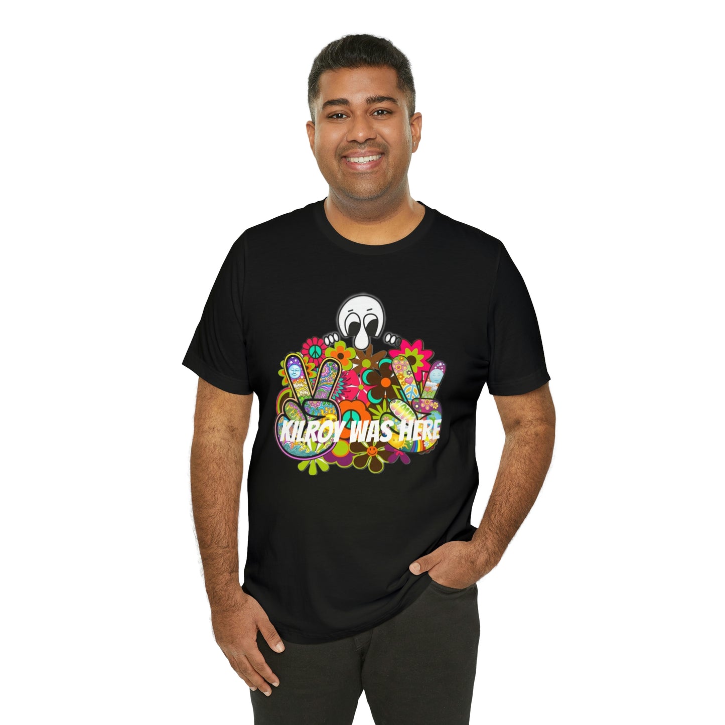 Kilroy Was Here Unisex Jersey Short Sleeve Tee Shirt