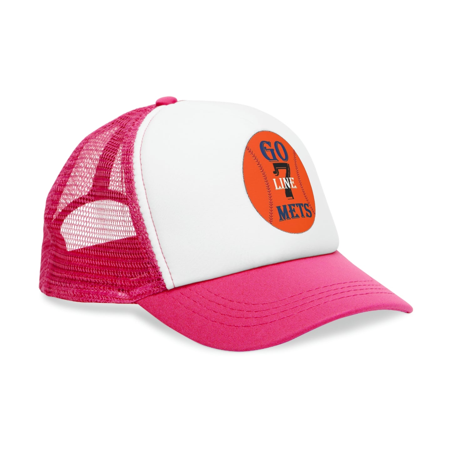 Go Mets - 7 Line Mesh Cap