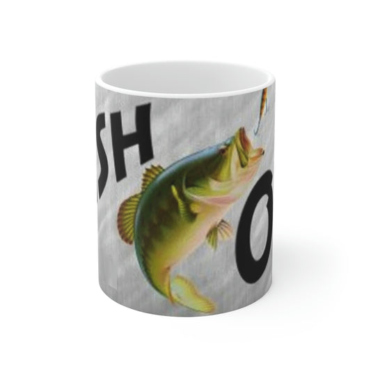 Fish-On Fisherman's Ceramic Mug