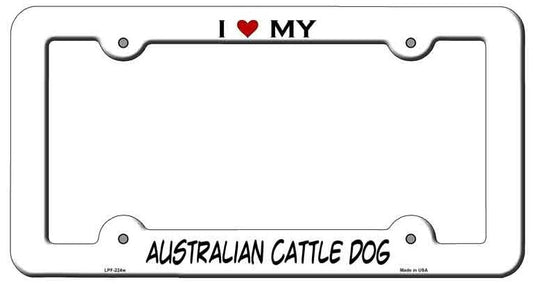 Australian Cattle Dog License Plate Frame