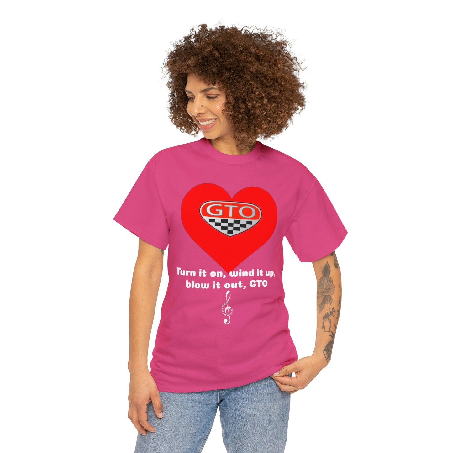 Turn It On, WInd It Up, Blow It Out GTO Unisex Heavy Cotton Tee
