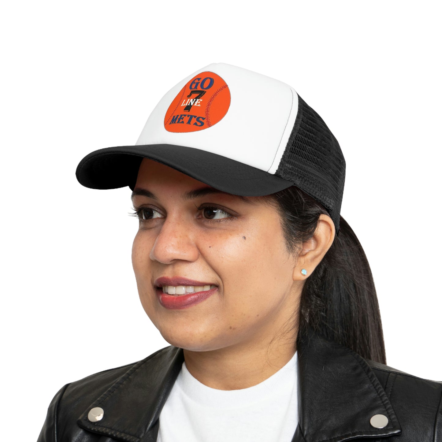 Go Mets - 7 Line Mesh Cap