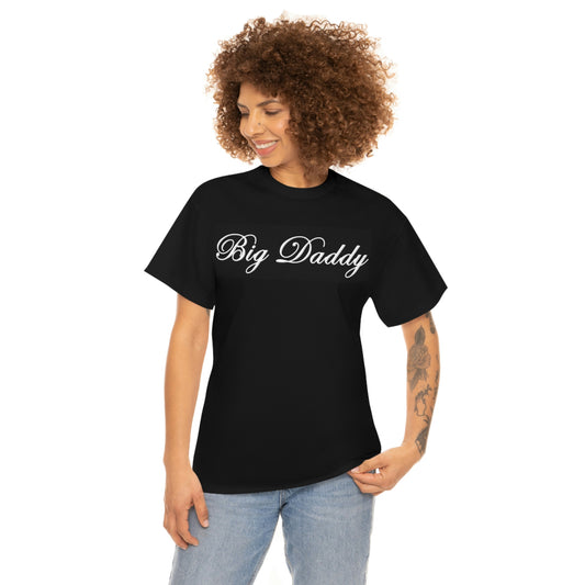 Big Daddy Unisex Heavy Black Cotton Tee
