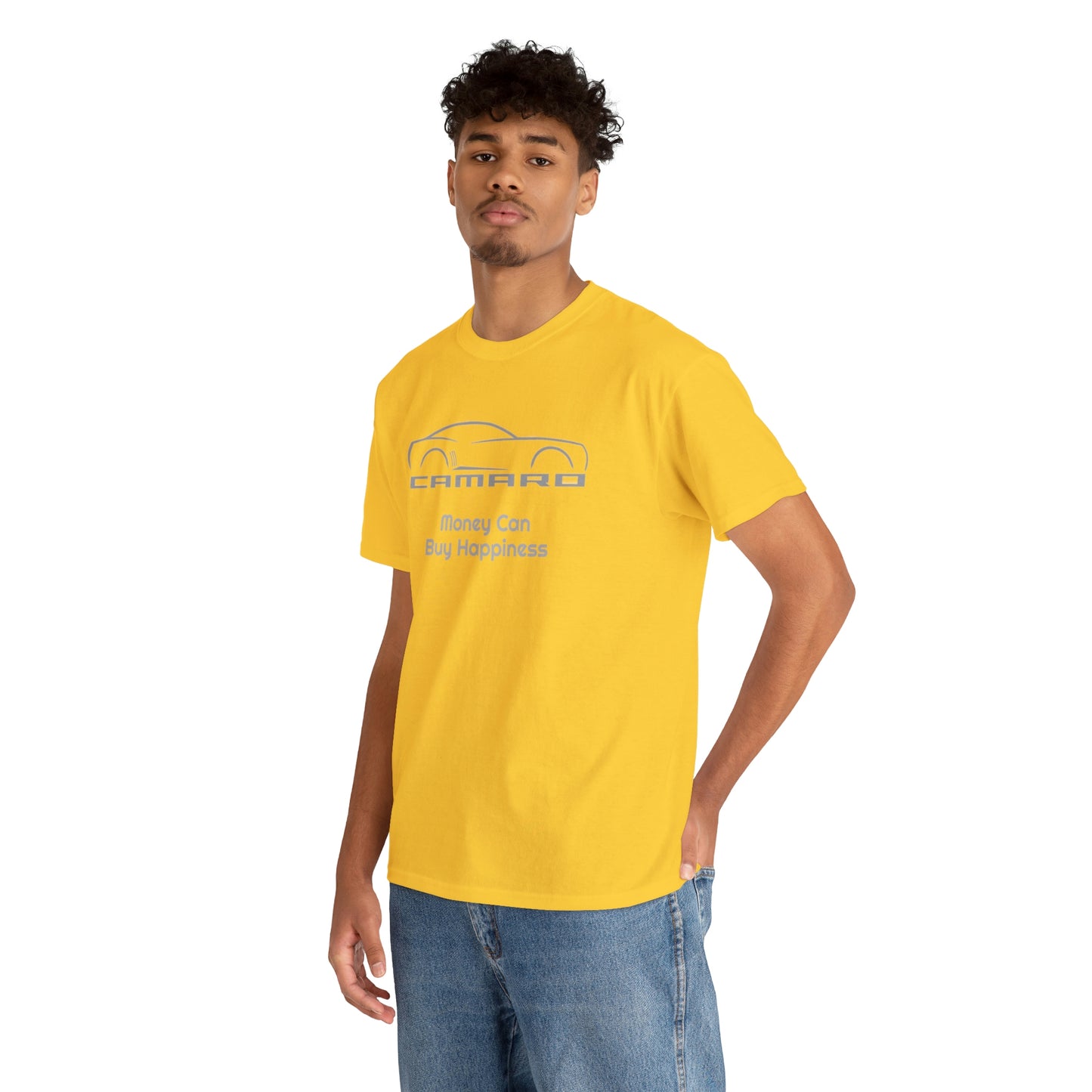 Camaro Money Can Buy Happiness Unisex Heavy Cotton Tee