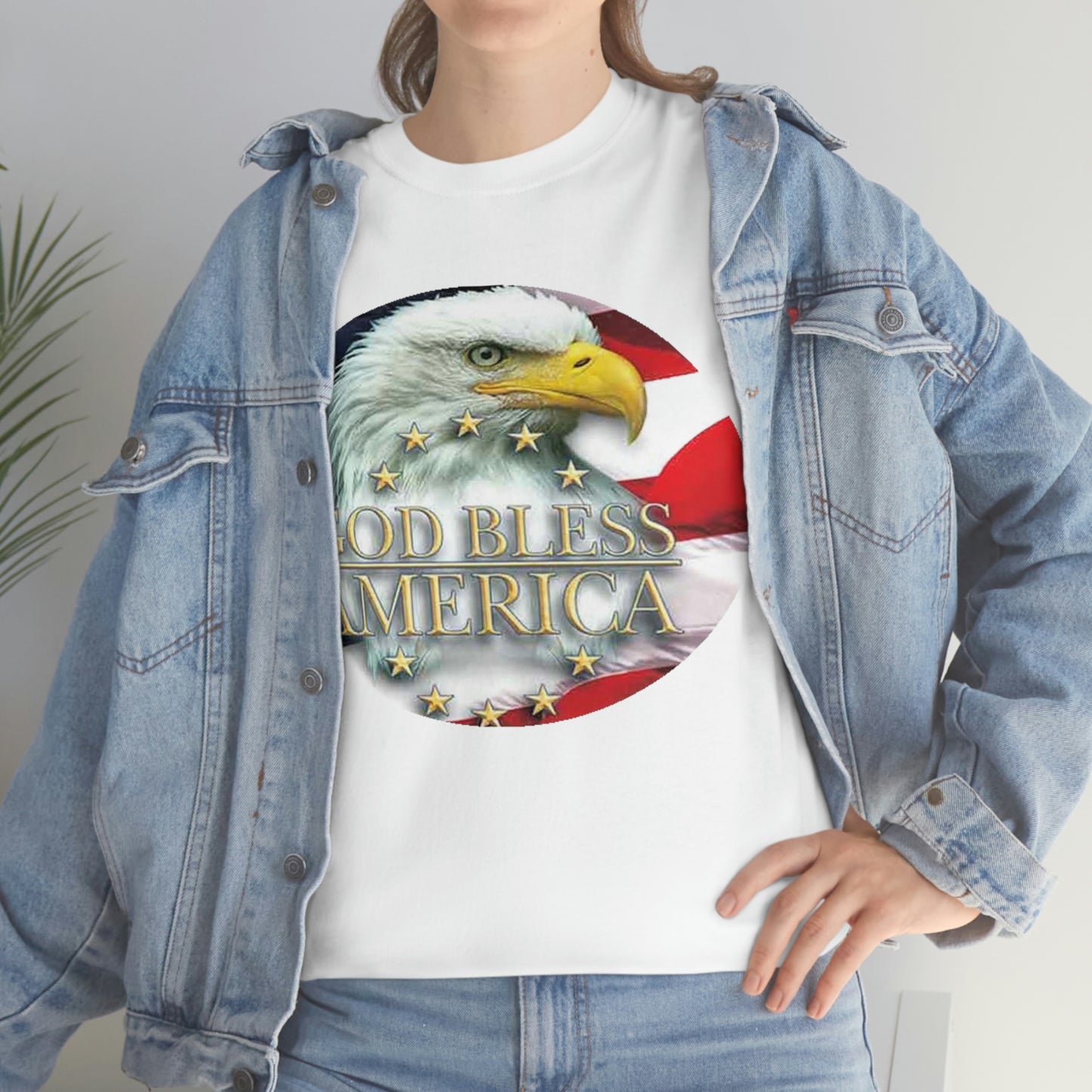 God Bless America Unisex Heavy Cotton Tee