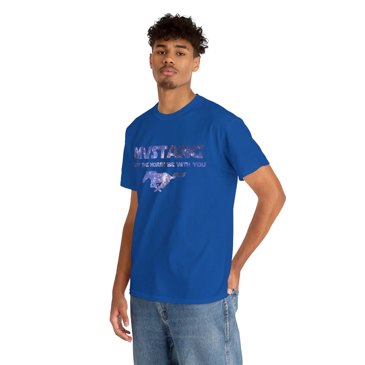 Mustang - May The Horse Be With You Unisex Heavy Cotton Tee