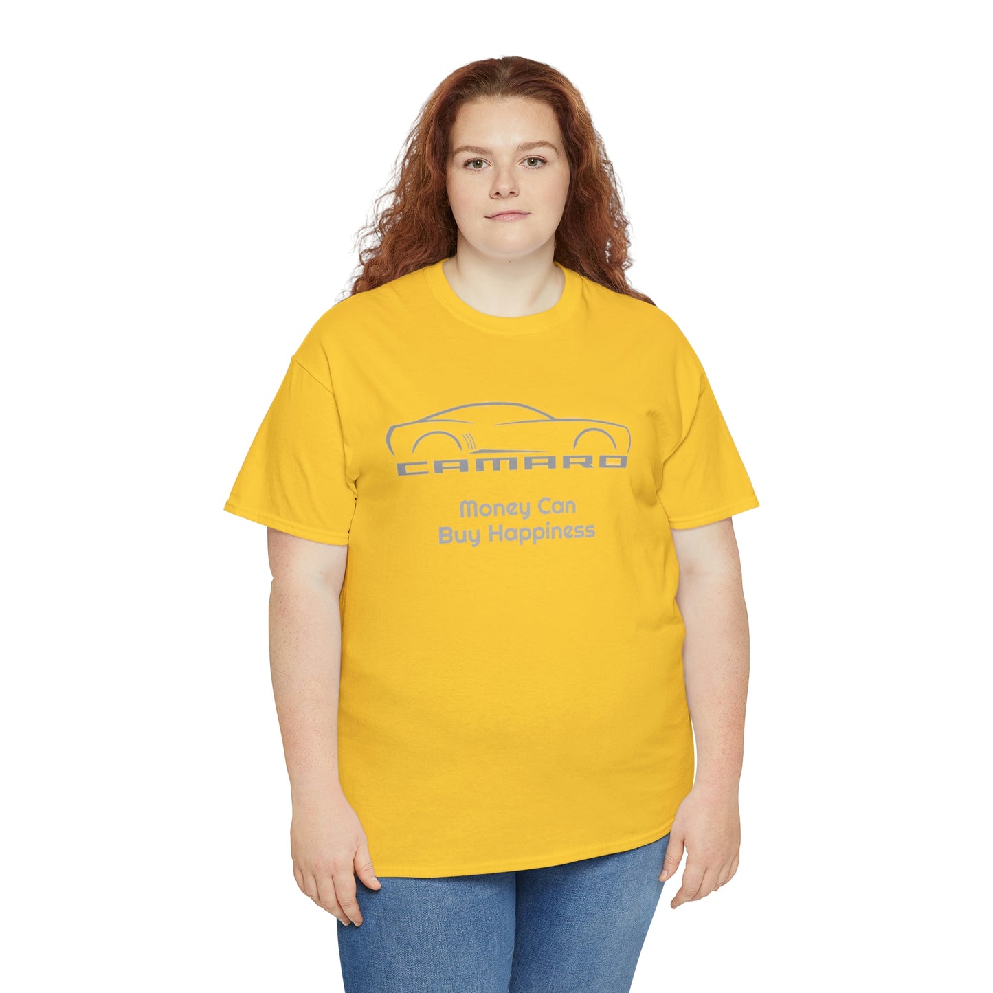 Camaro Money Can Buy Happiness Unisex Heavy Cotton Tee