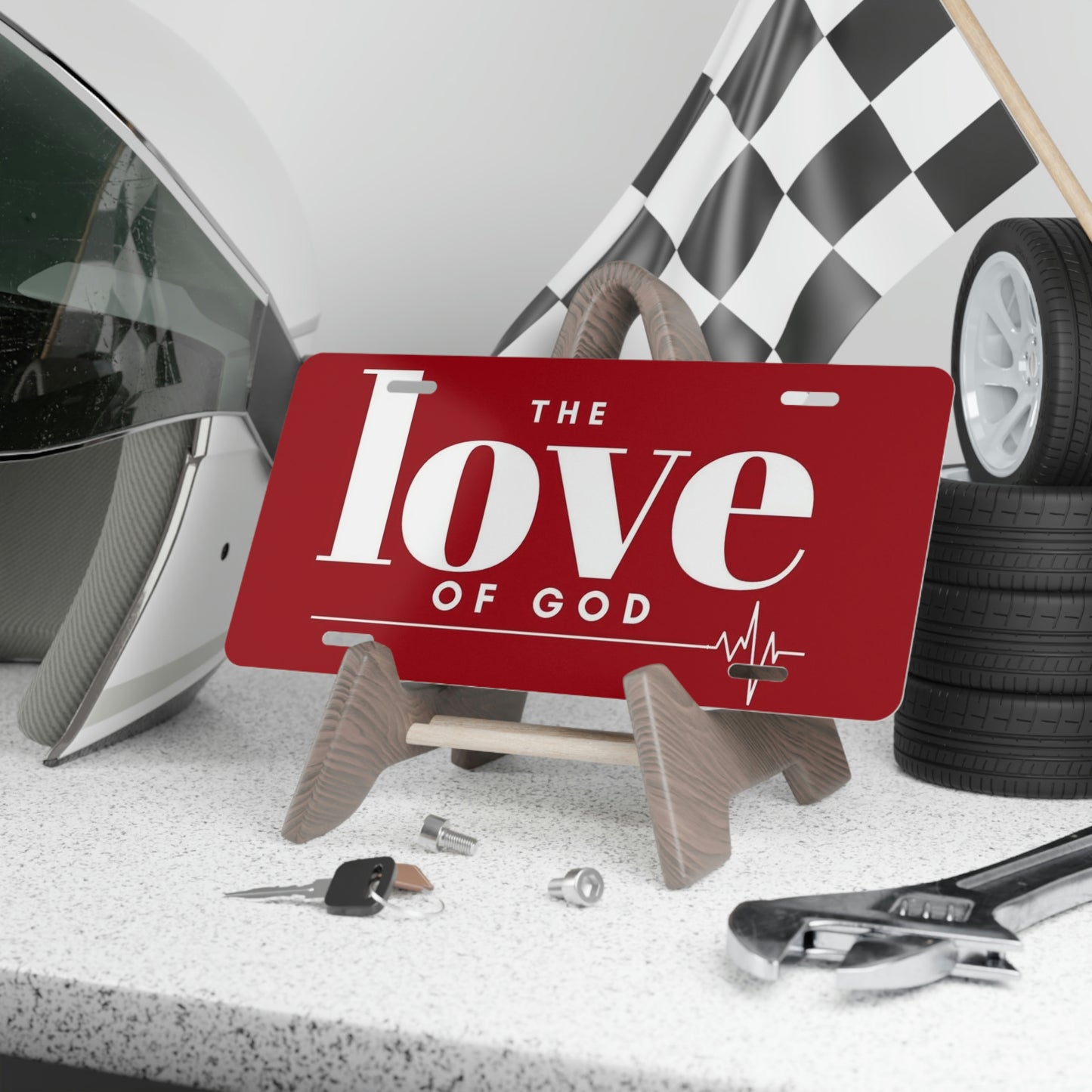 The Love of God Vanity License Plate