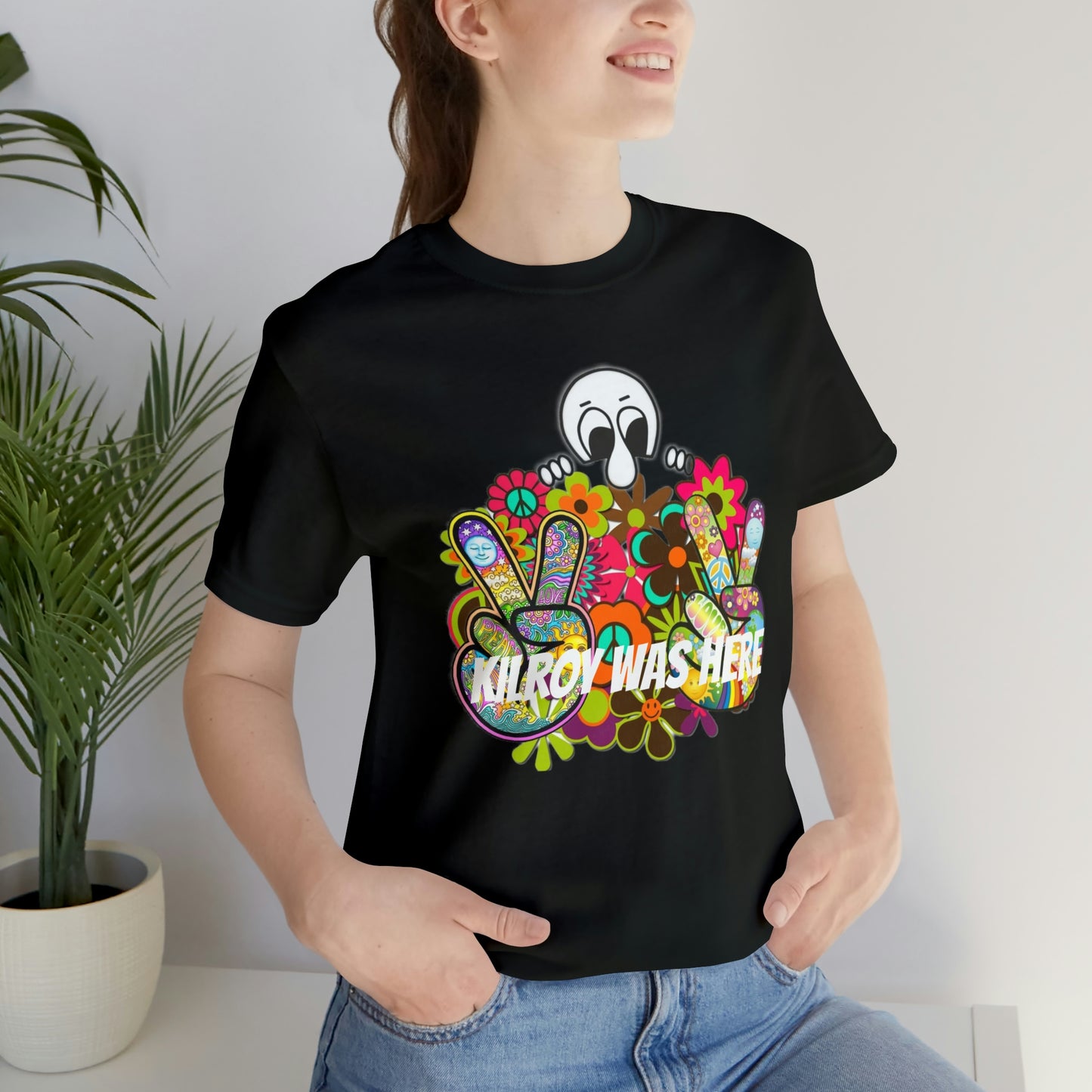 Kilroy Was Here Unisex Jersey Short Sleeve Tee Shirt