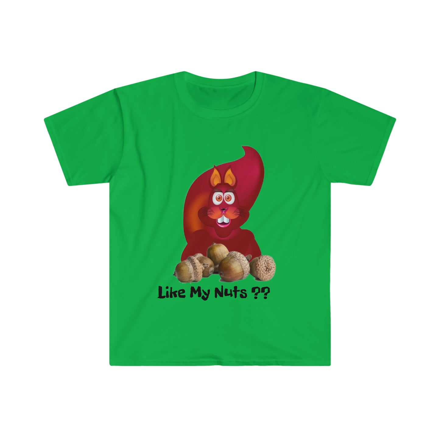 Satirical Unisex Softstyle T-Shirt Green