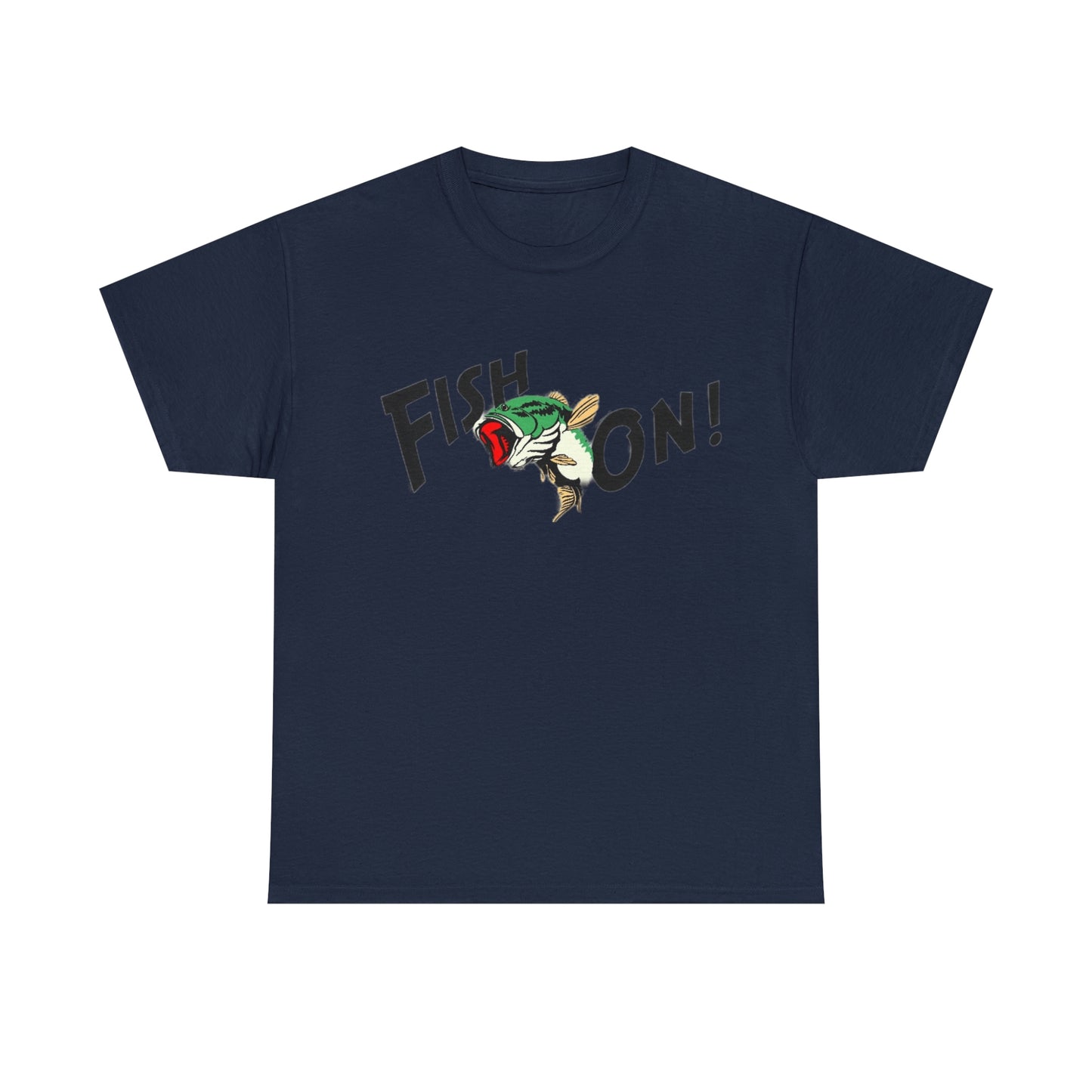Fish On Fisherman's Unisex Heavy Cotton Tee