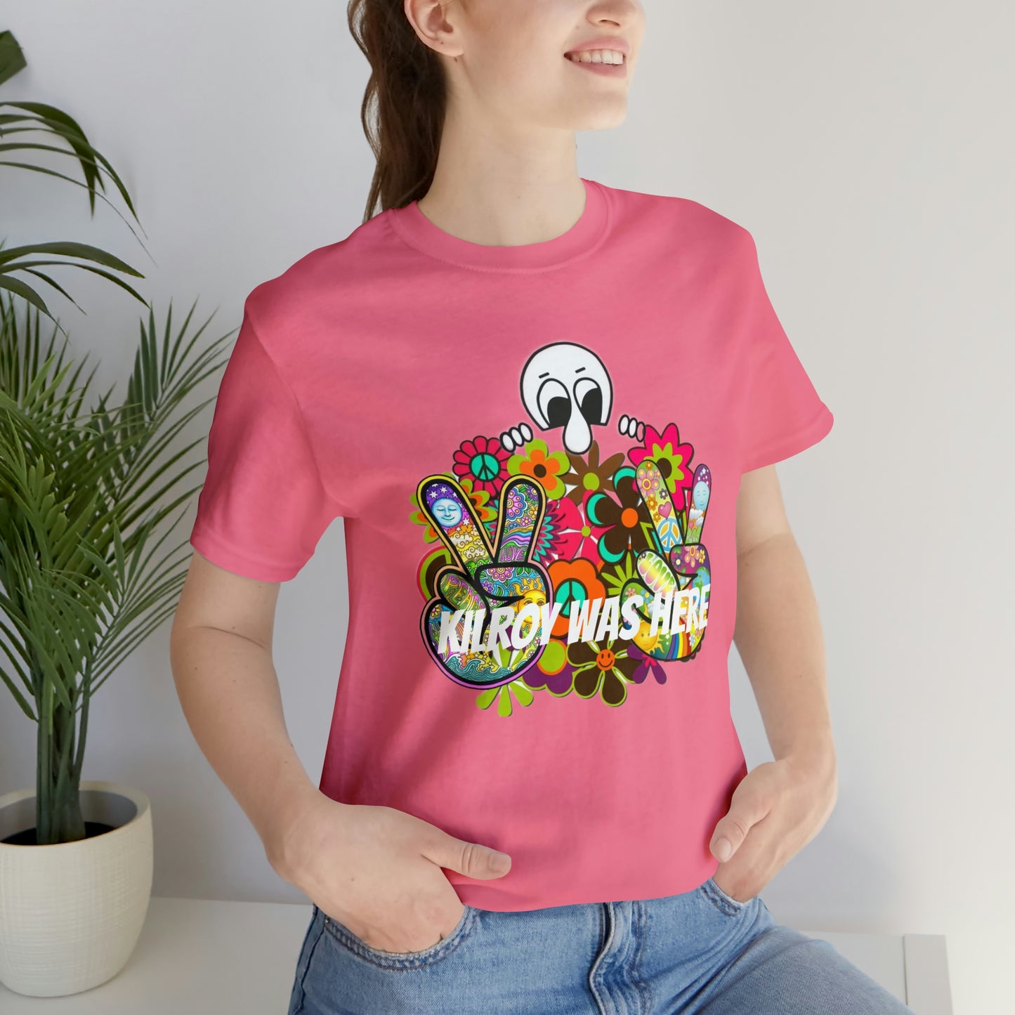 Kilroy Was Here Unisex Jersey Short Sleeve Tee Shirt