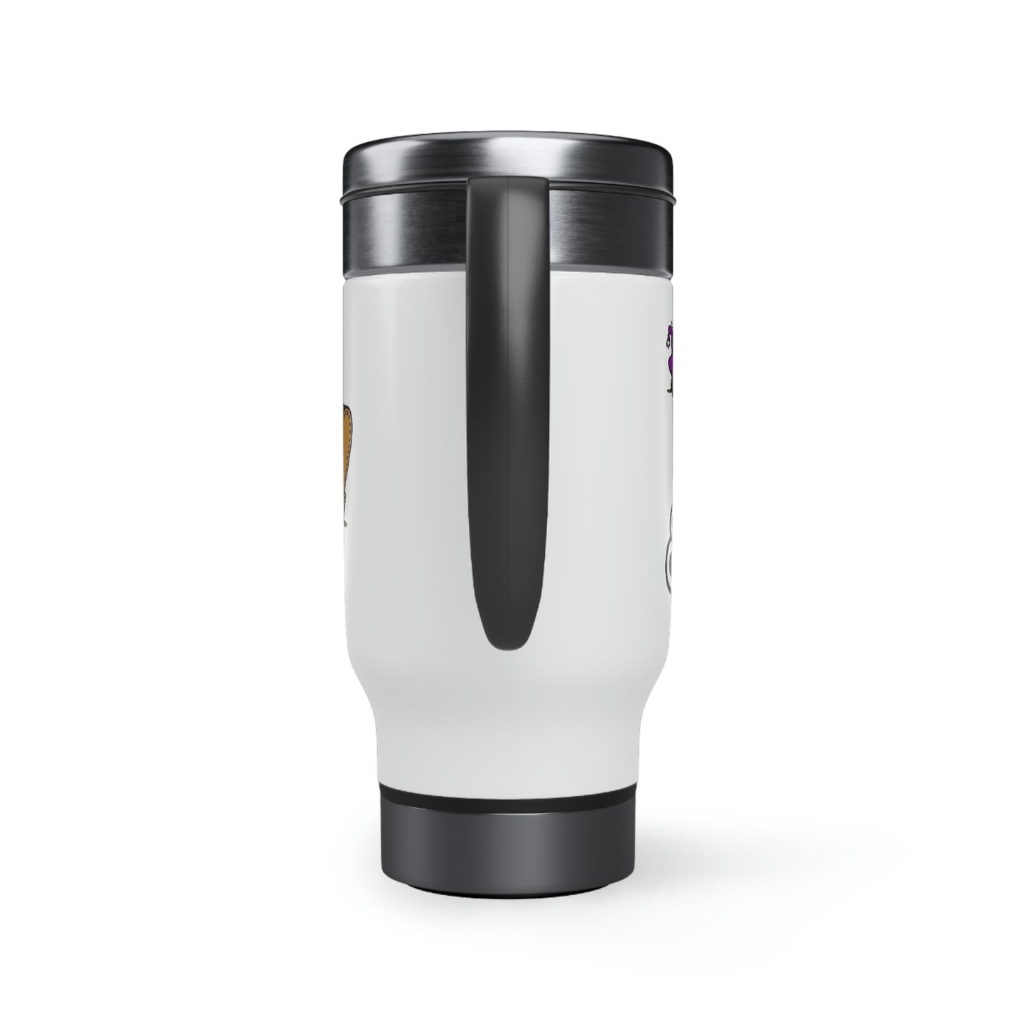 Handle Keep On Truckin' Stainless Steel Travel Mug