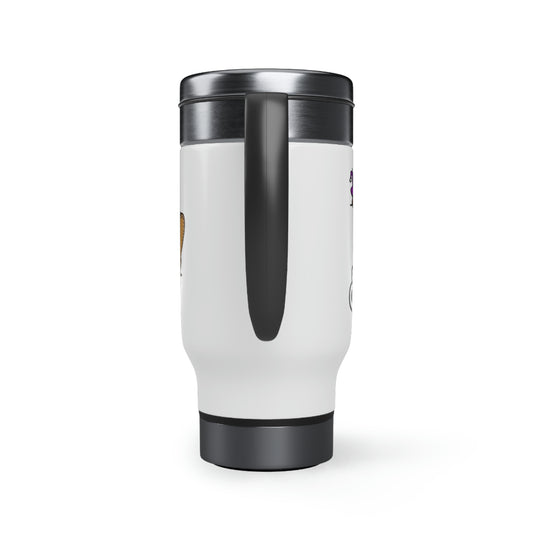 Handle Keep On Truckin' Stainless Steel Travel Mug