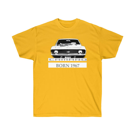 Yellow CAMARO Born 1967 Unisex Ultra Cotton Tee