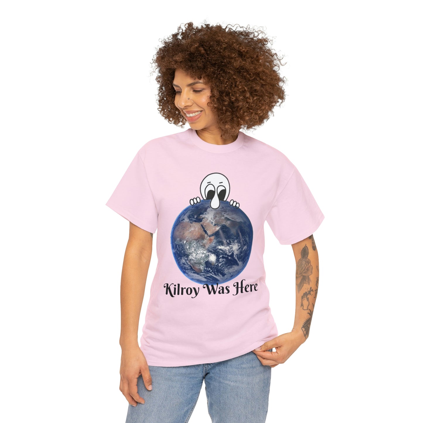 Kilroy Was Here Unisex Heavy Cotton Tee