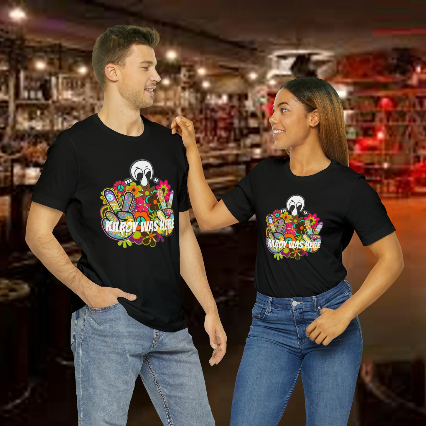 Kilroy Was Here Unisex Jersey Short Sleeve Tee Shirt