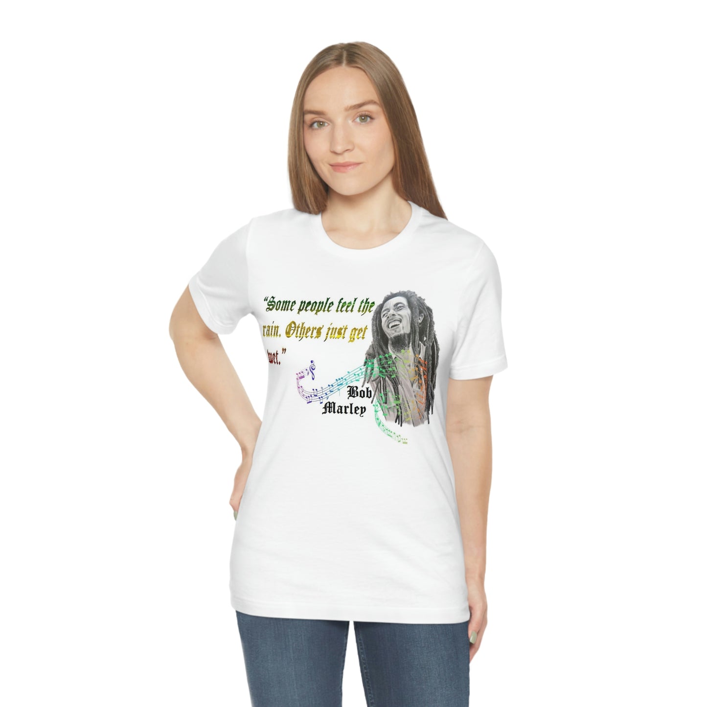 Bob Marley Feel The Rain Unisex Jersey Short Sleeve Tee