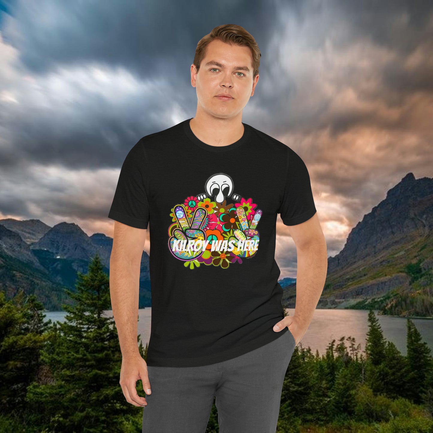 Kilroy Was Here Unisex Jersey Short Sleeve Tee Shirt