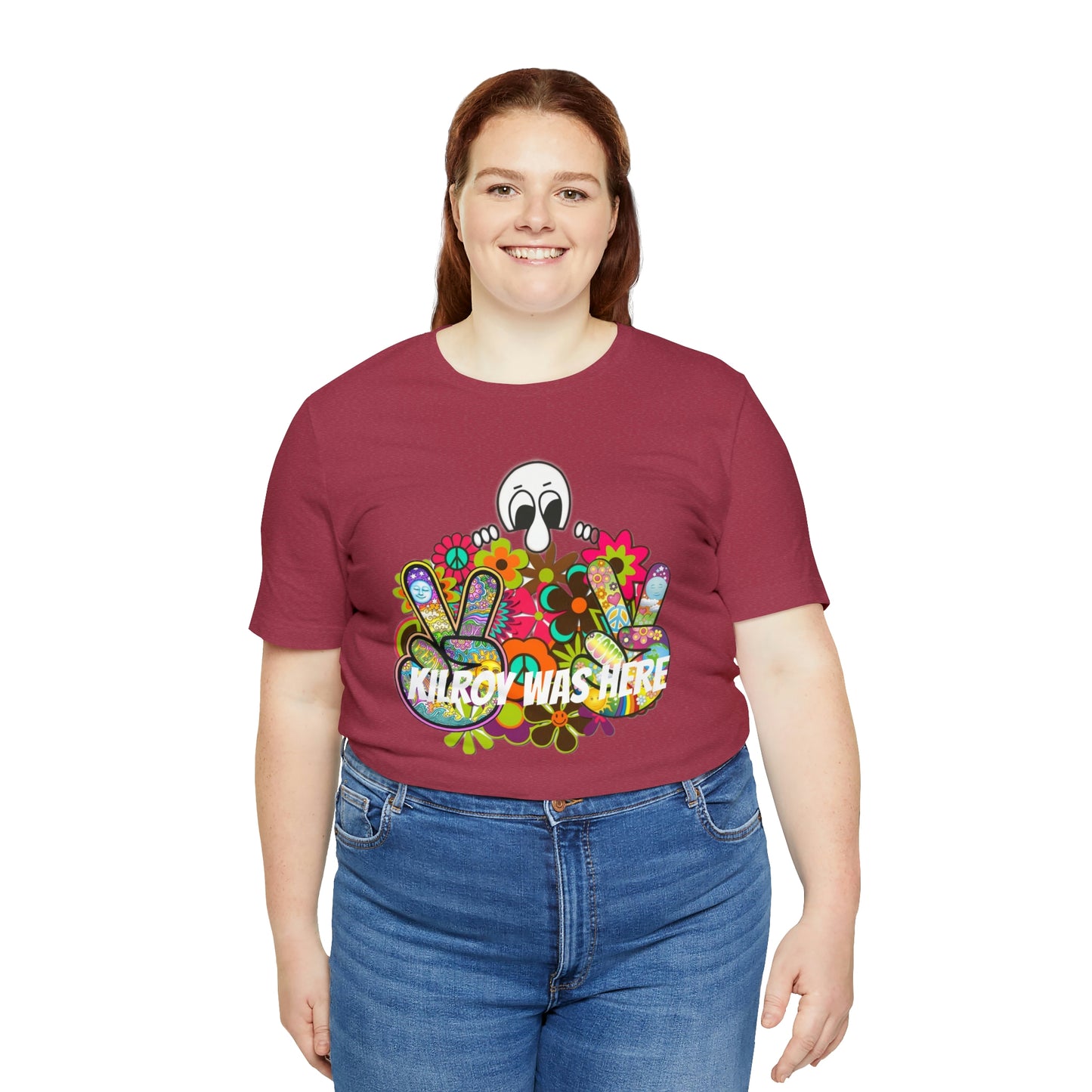 Kilroy Was Here Unisex Jersey Short Sleeve Tee Shirt