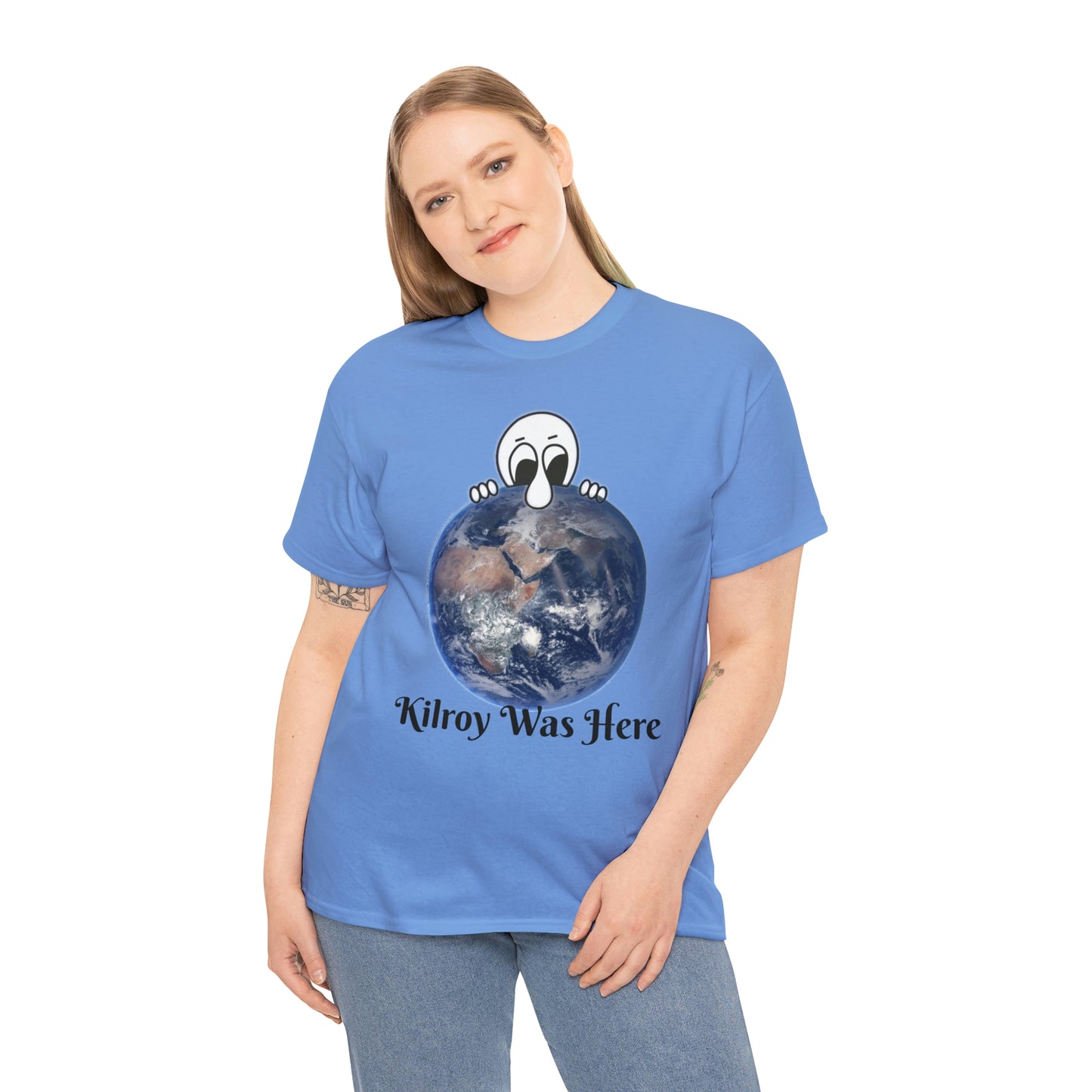 Kilroy Was Here Unisex Heavy Cotton Tee