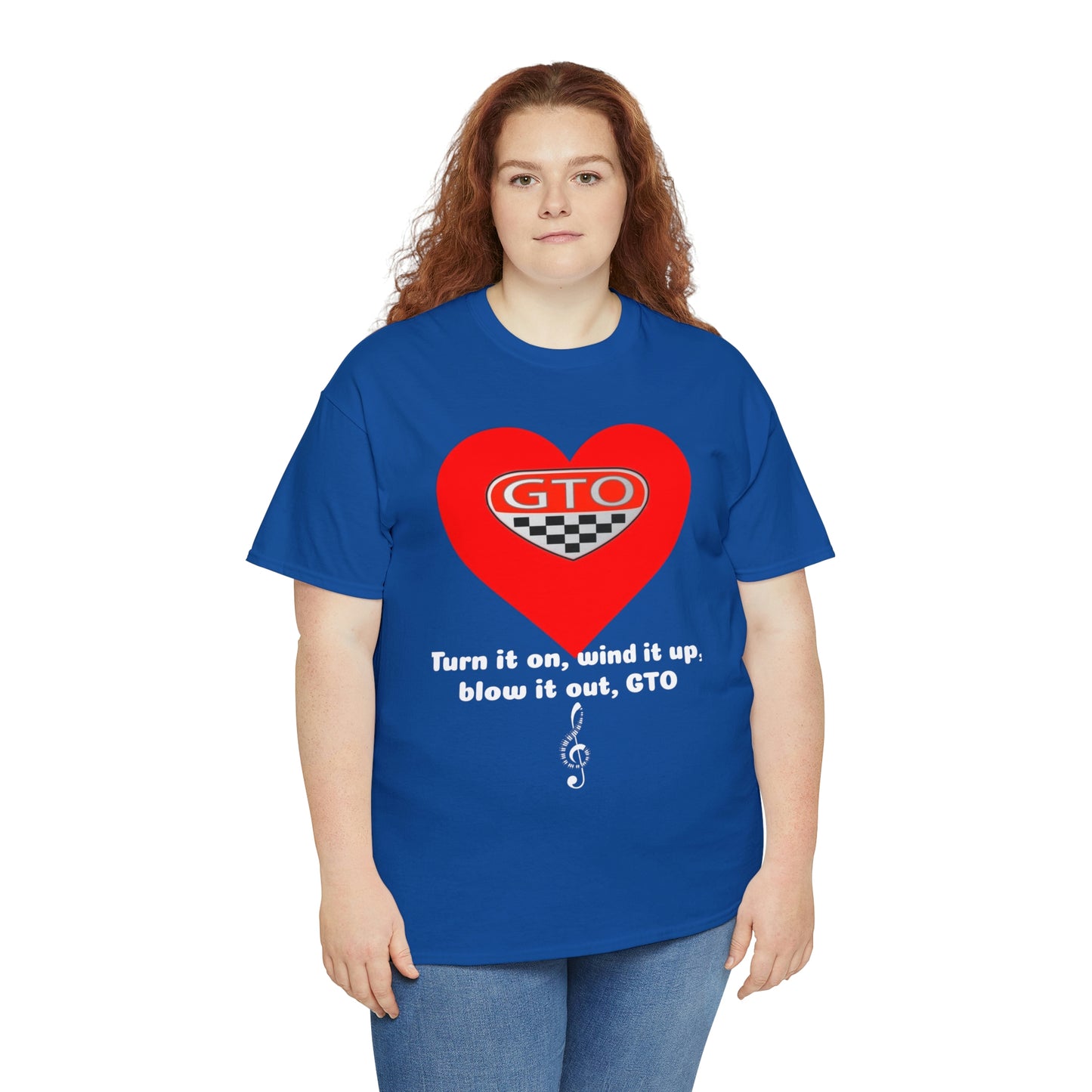 Turn It On, WInd It Up, Blow It Out GTO Unisex Heavy Cotton Tee