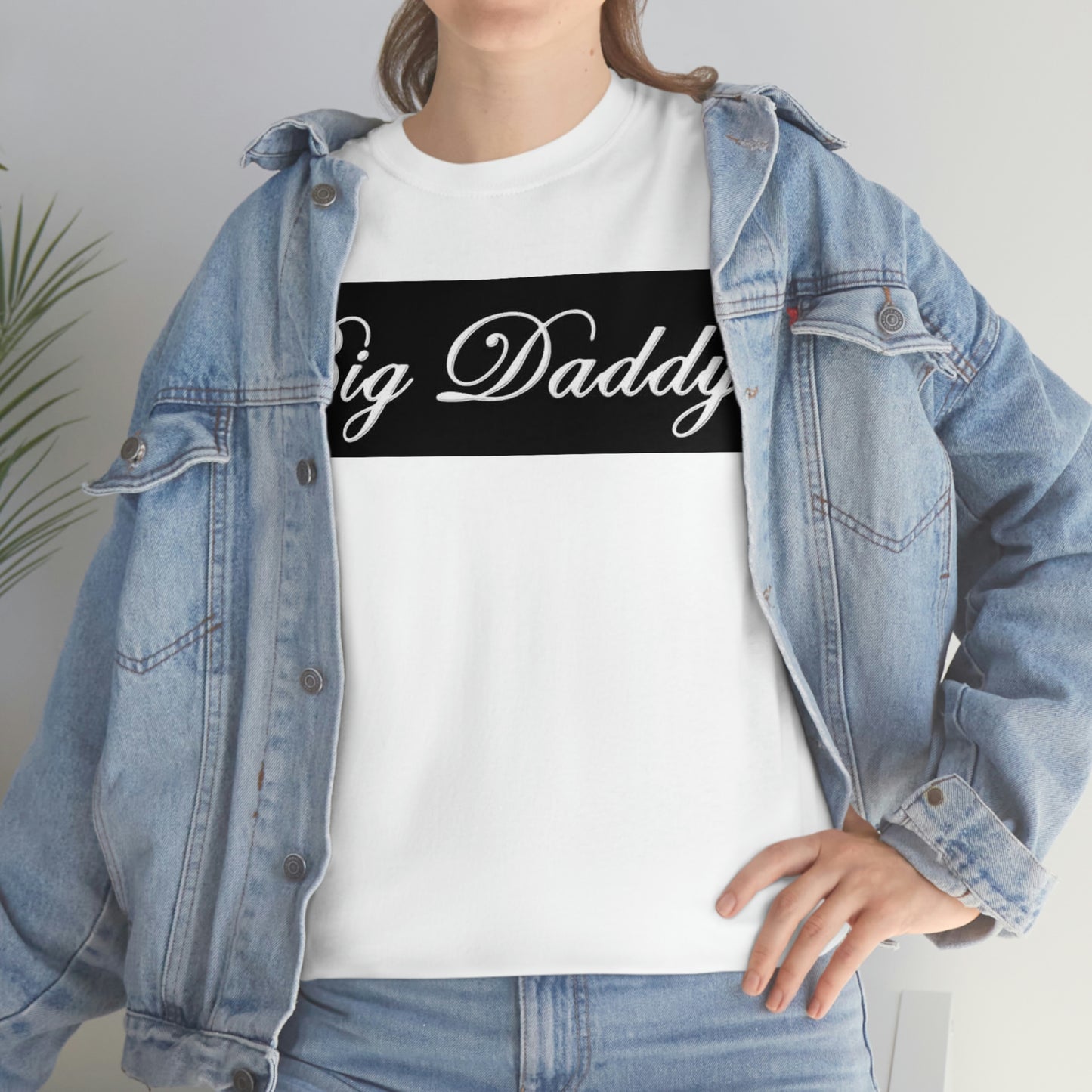 Big Daddy Unisex Heavy Black Cotton Tee