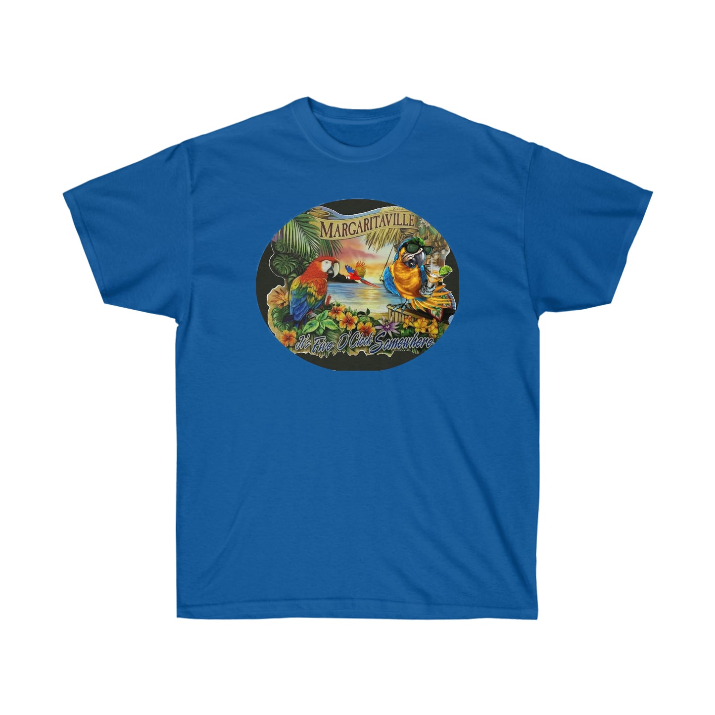 It's 5 O'clock Somewhere Margaritaville Unisex Ultra Cotton Tee Shirt