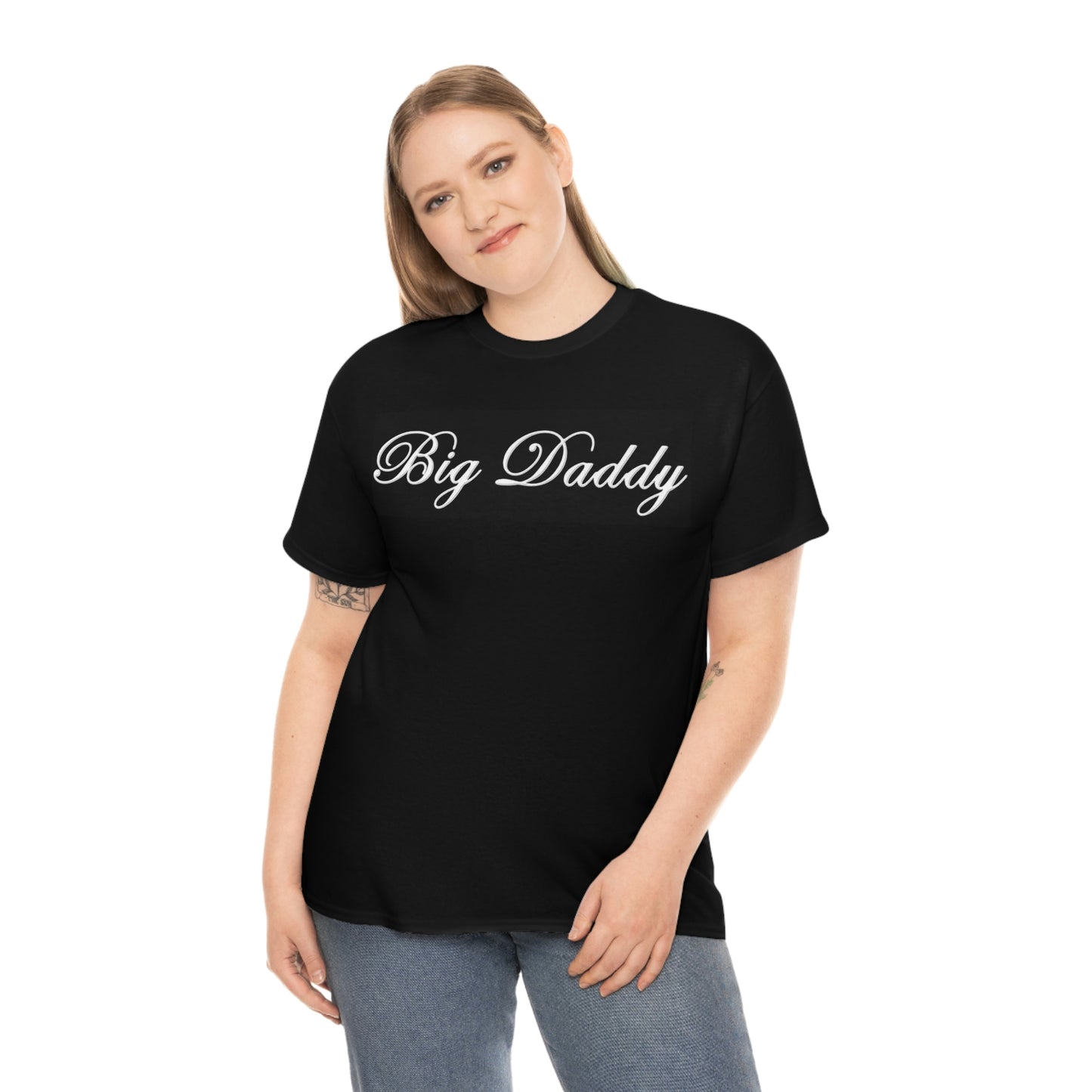 Big Daddy Unisex Heavy Black Cotton Tee