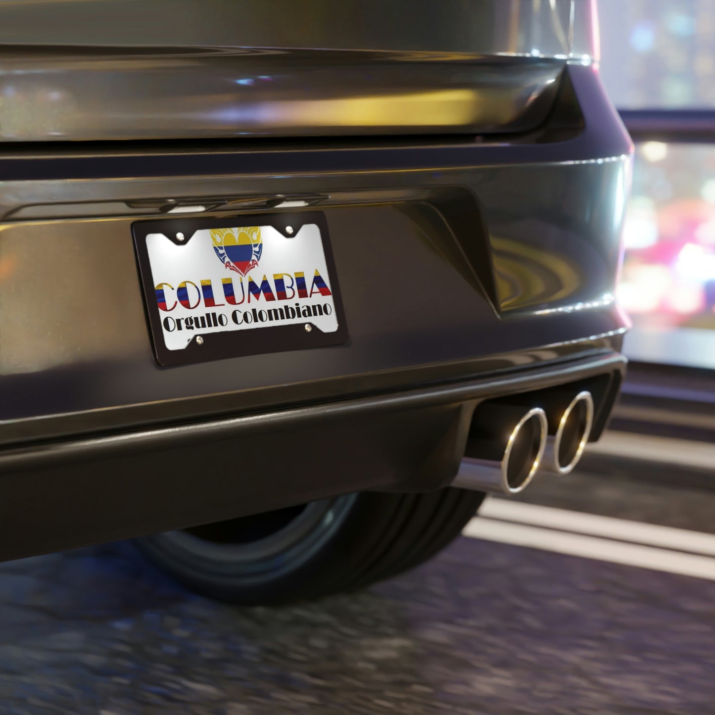 Columbian Pride Vanity License Plate