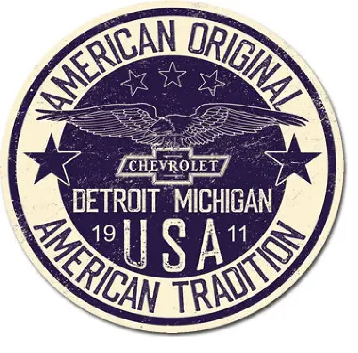 Chevrolet American Tradition Circular Sign