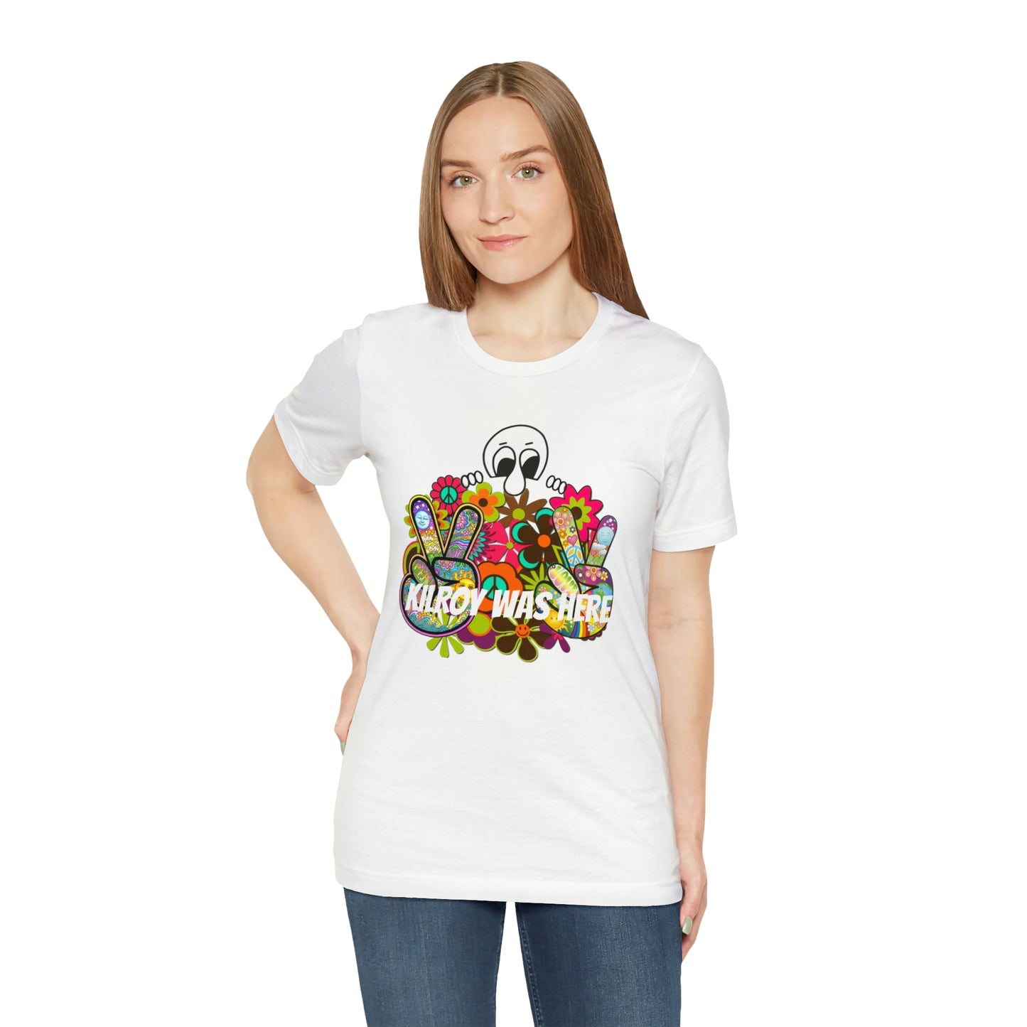 Kilroy Was Here Unisex Jersey Short Sleeve Tee Shirt