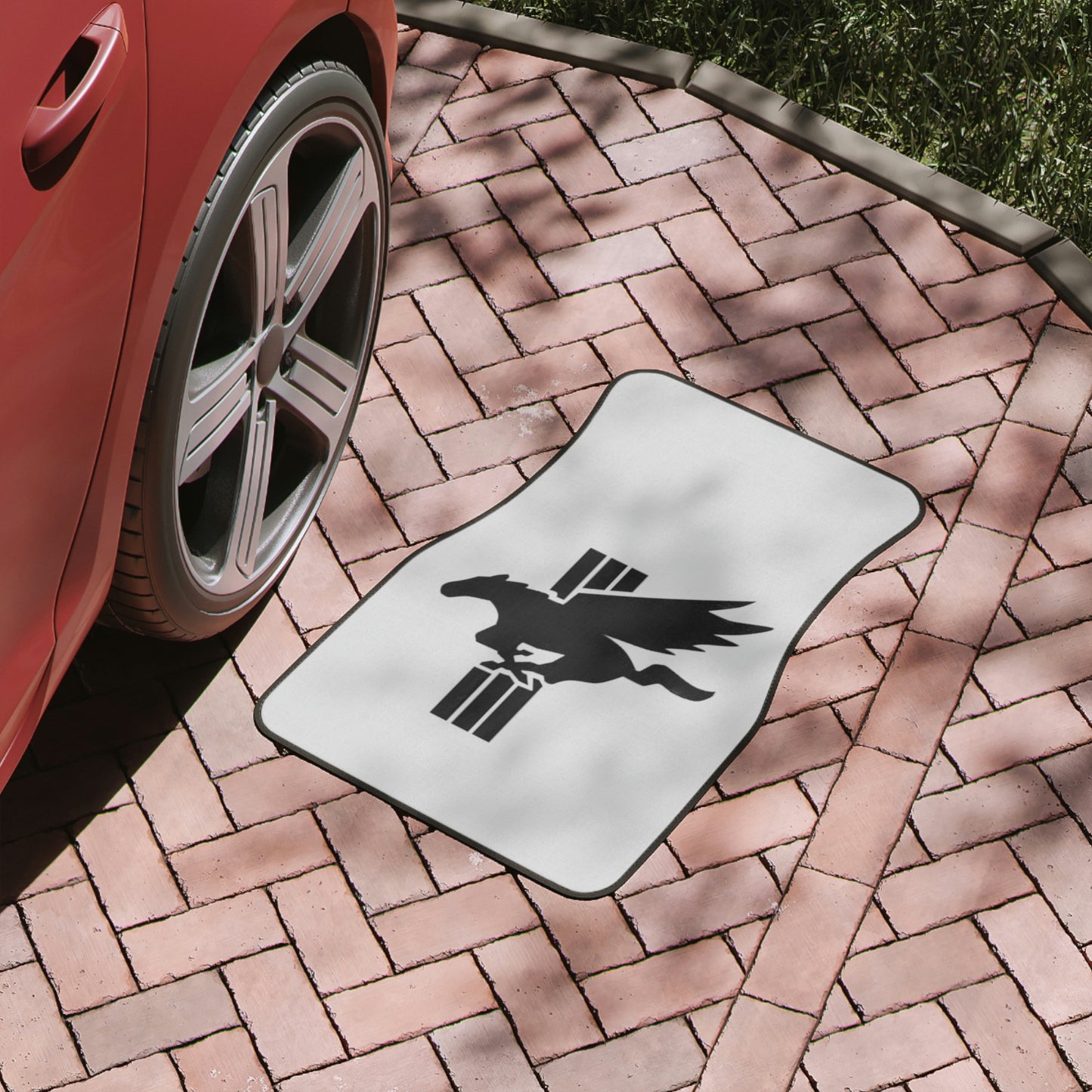 Mustang Pegasus Parody Car Floor Mat