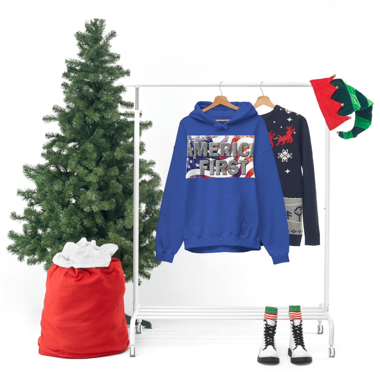 America First Unisex Heavy Blend™ Hooded Sweatshirt