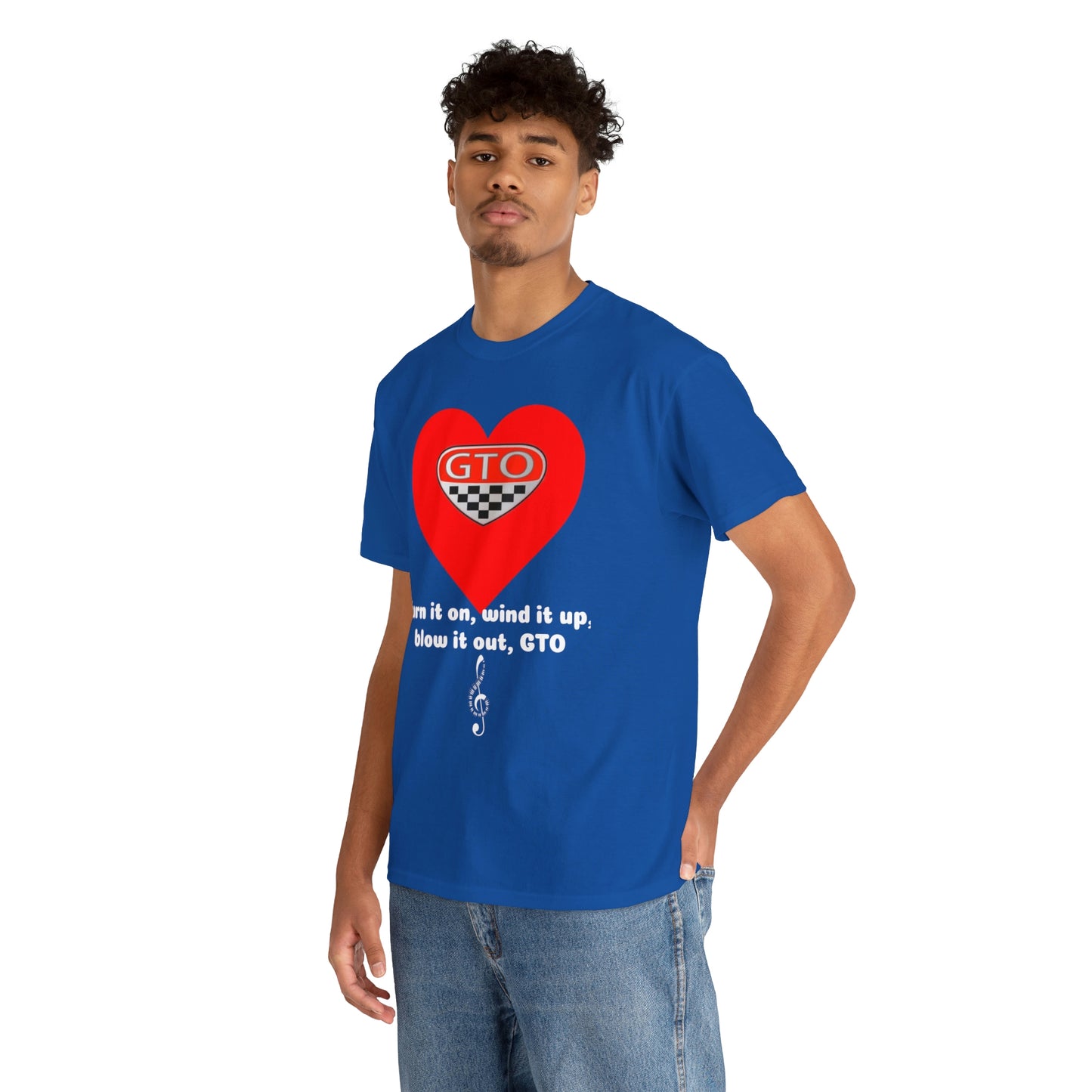 Turn It On, WInd It Up, Blow It Out GTO Unisex Heavy Cotton Tee