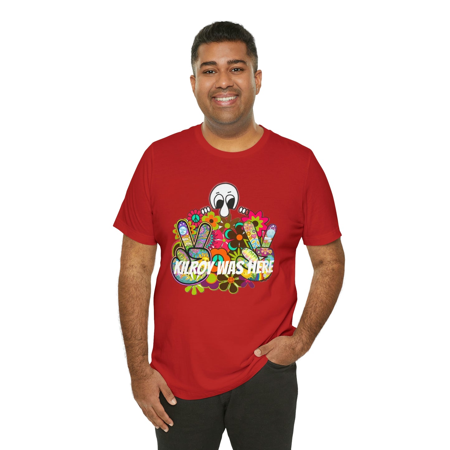 Kilroy Was Here Unisex Jersey Short Sleeve Tee Shirt