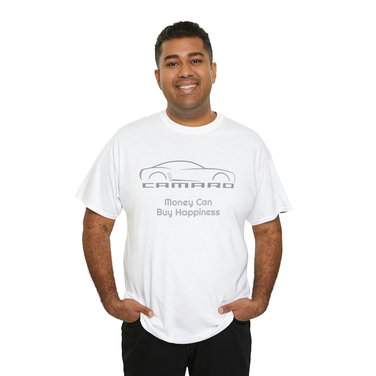 Camaro Money Can Buy Happiness Unisex Heavy Cotton Tee