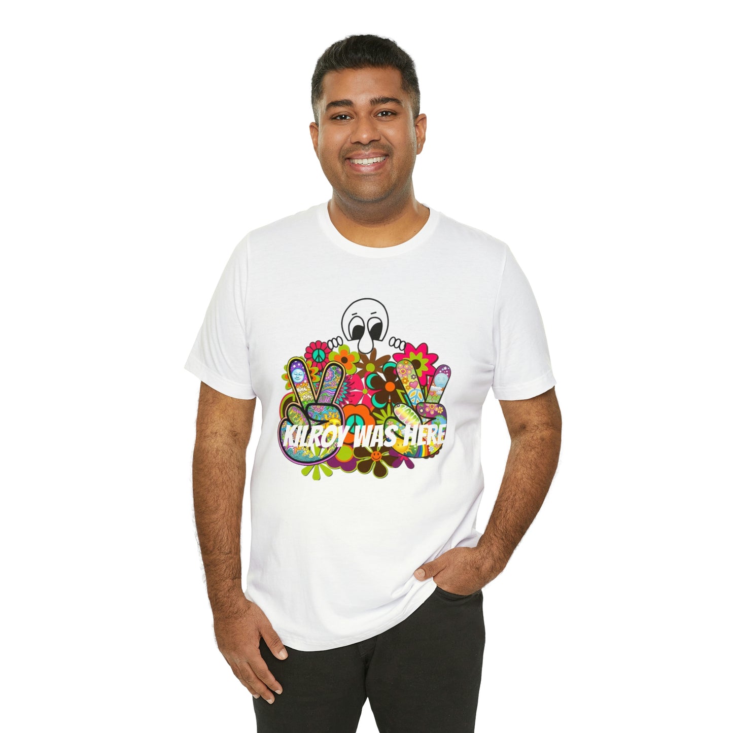 Kilroy Was Here Unisex Jersey Short Sleeve Tee Shirt