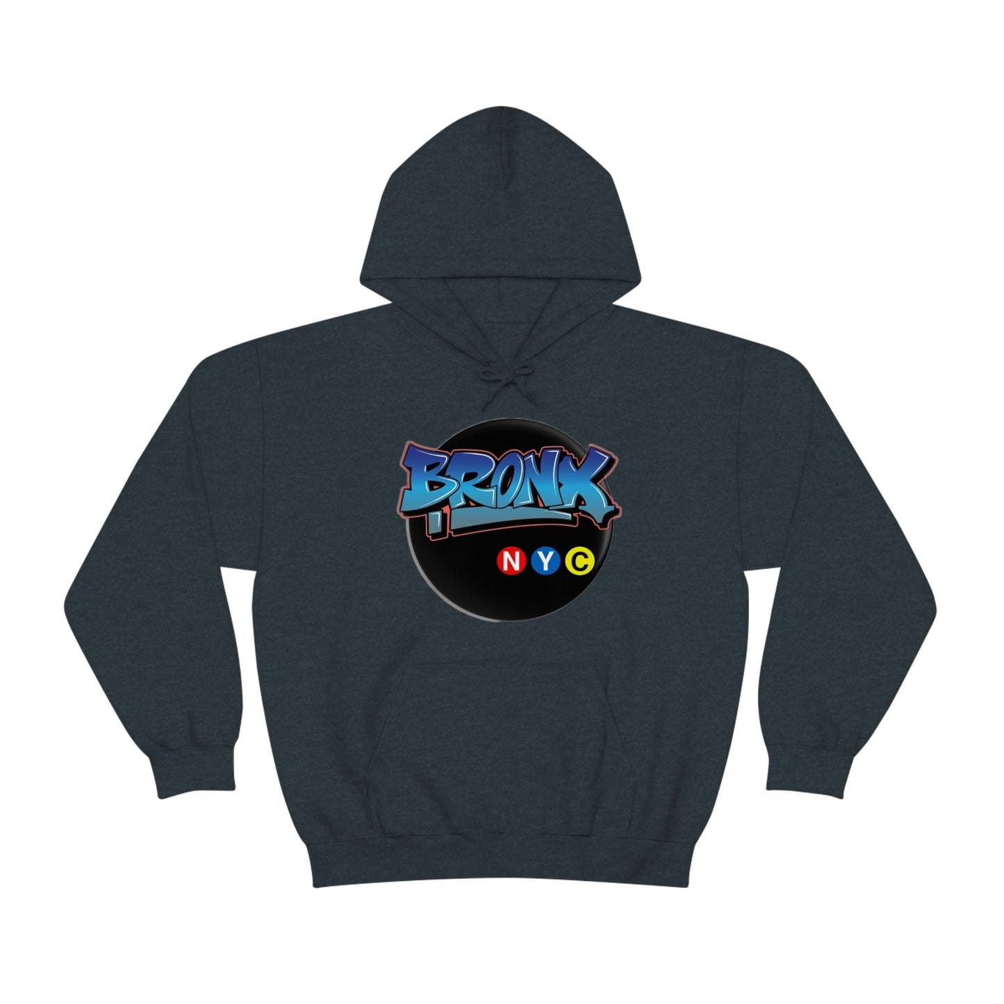 Bronx Graffiti Style Unisex Heavy Blend Hooded Sweatshirt