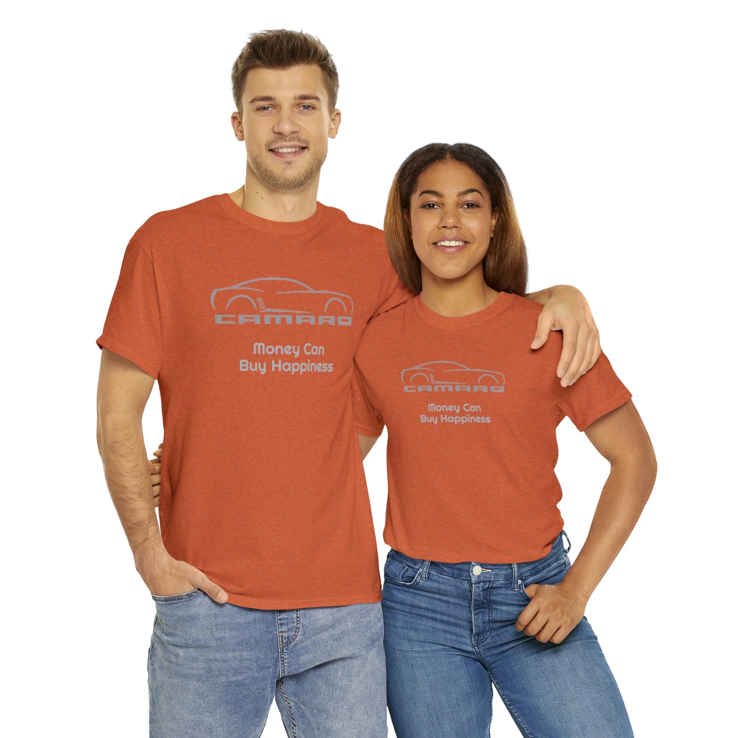 Camaro Money Can Buy Happiness Unisex Heavy Cotton Tee