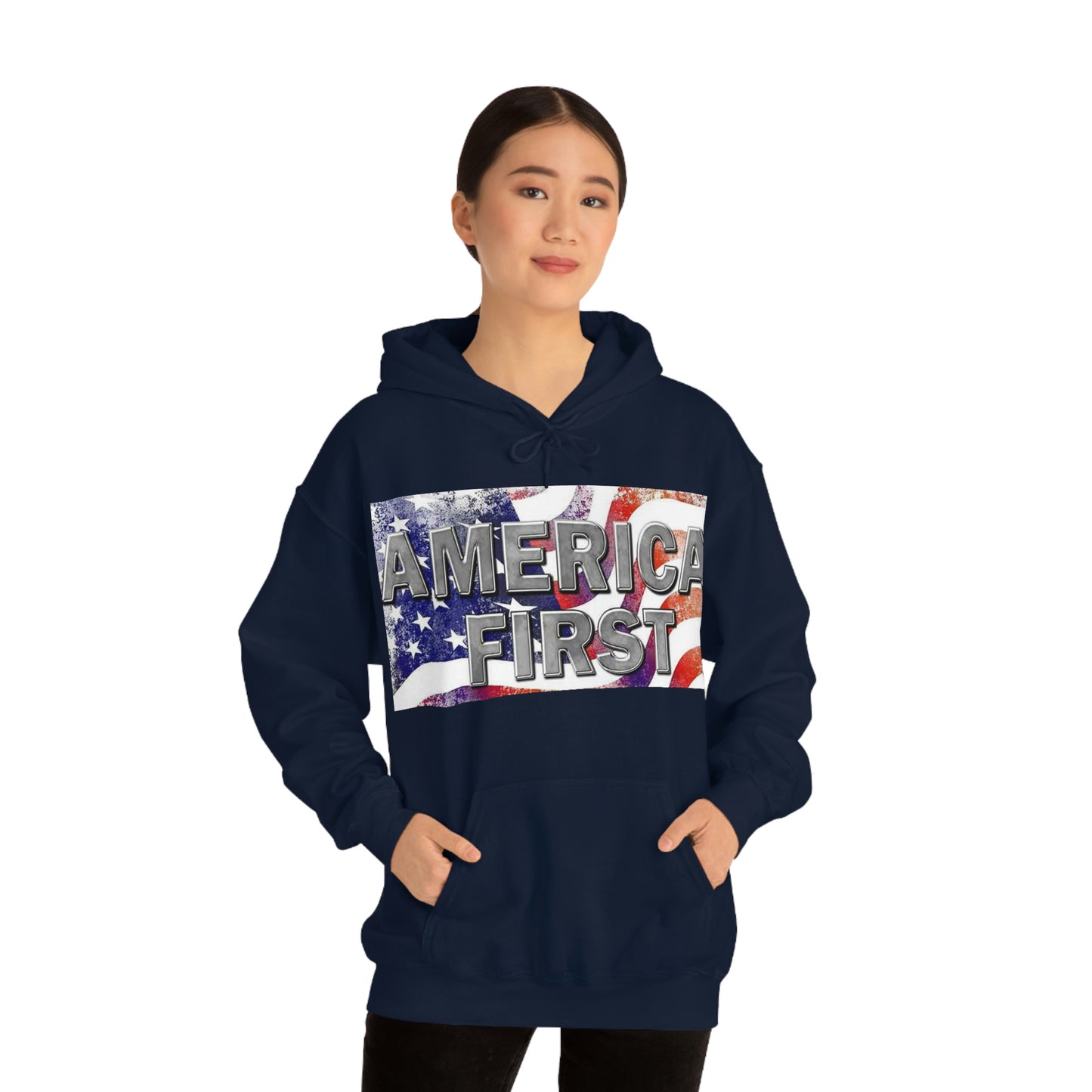 America First Unisex Heavy Blend™ Hooded Sweatshirt