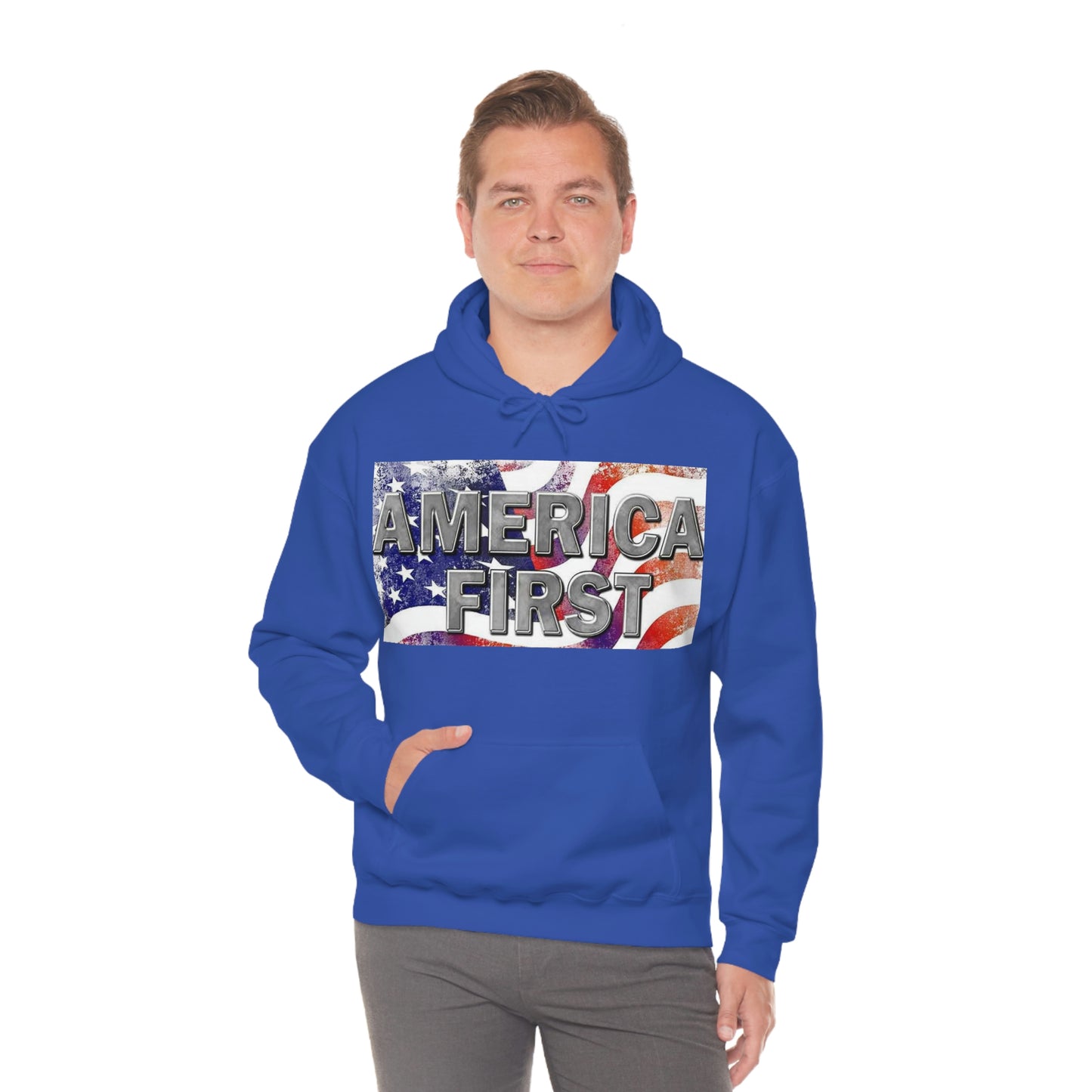 America First Unisex Heavy Blend™ Hooded Sweatshirt