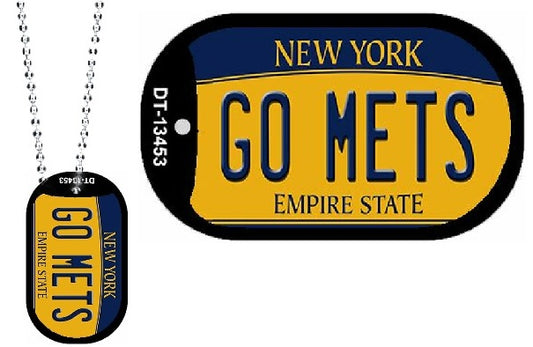 Go Mets Souvenir Dog Tag