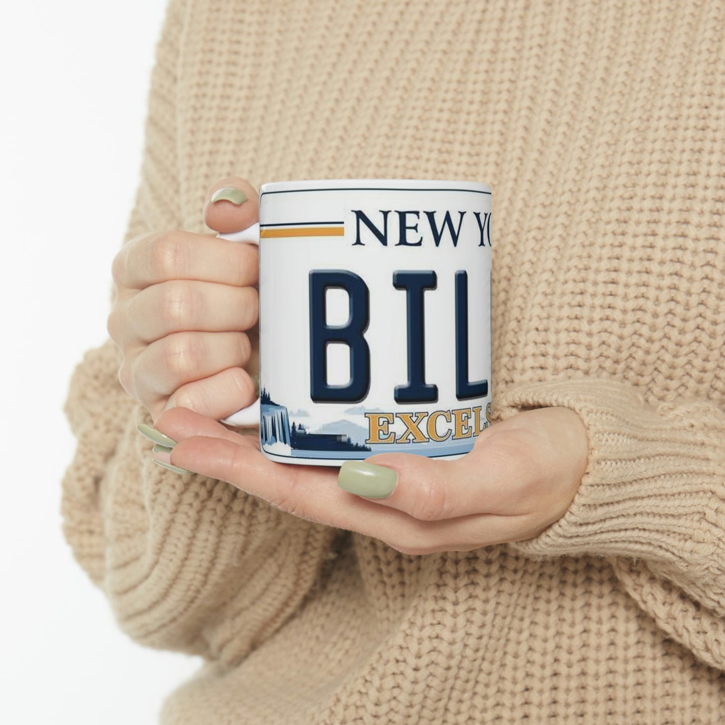 Buffalo Bills Fans Ceramic Mug in Hand