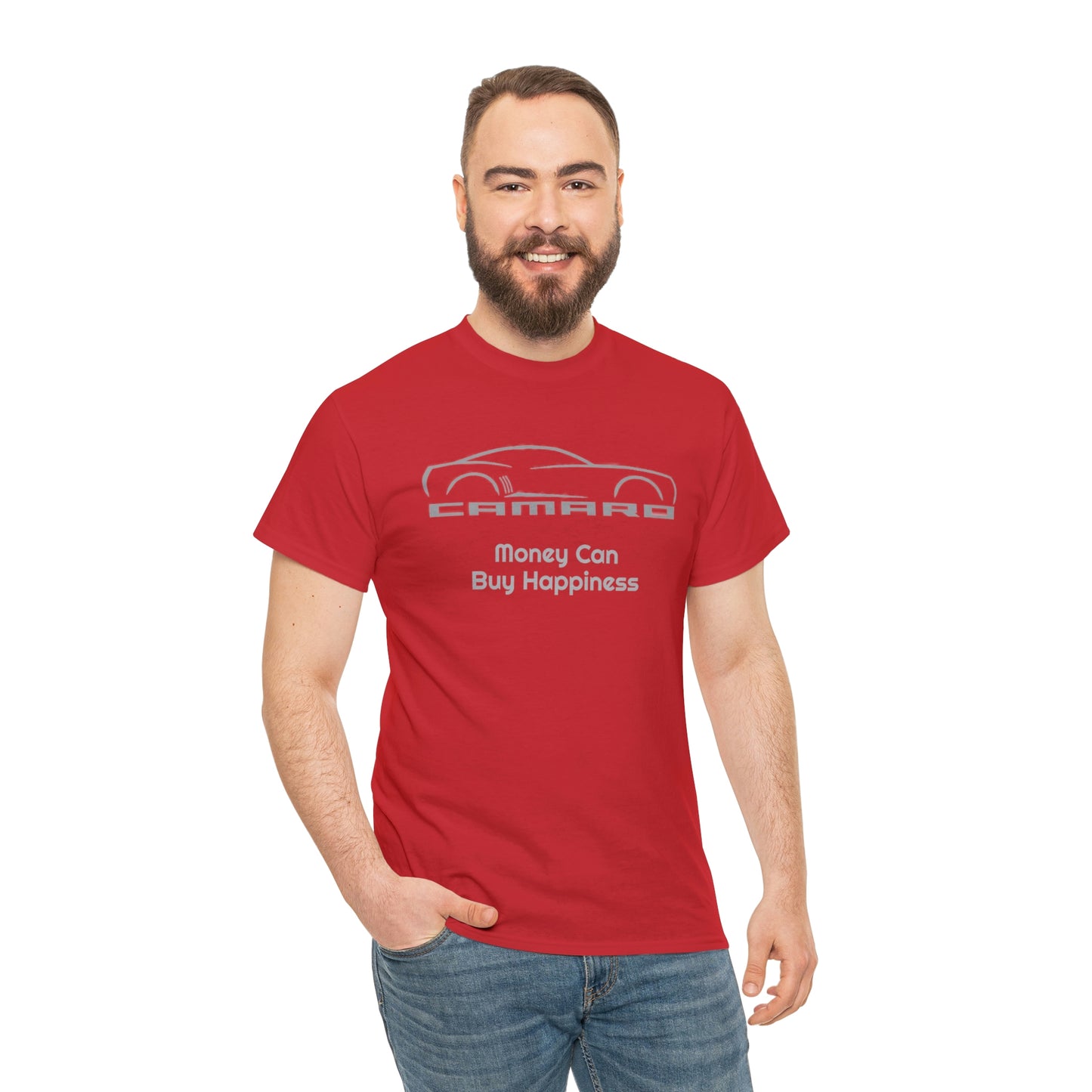 Camaro Money Can Buy Happiness Unisex Heavy Cotton Tee